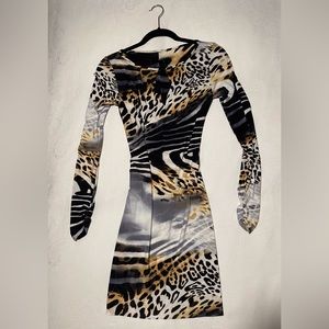 BOSTON PROPER Animal Print Sz XS